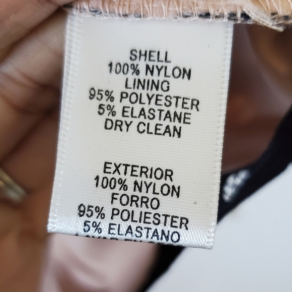 Eliza J. Black Velvet Burnout Sheath Dress Size 6P - Picture 6 of 9